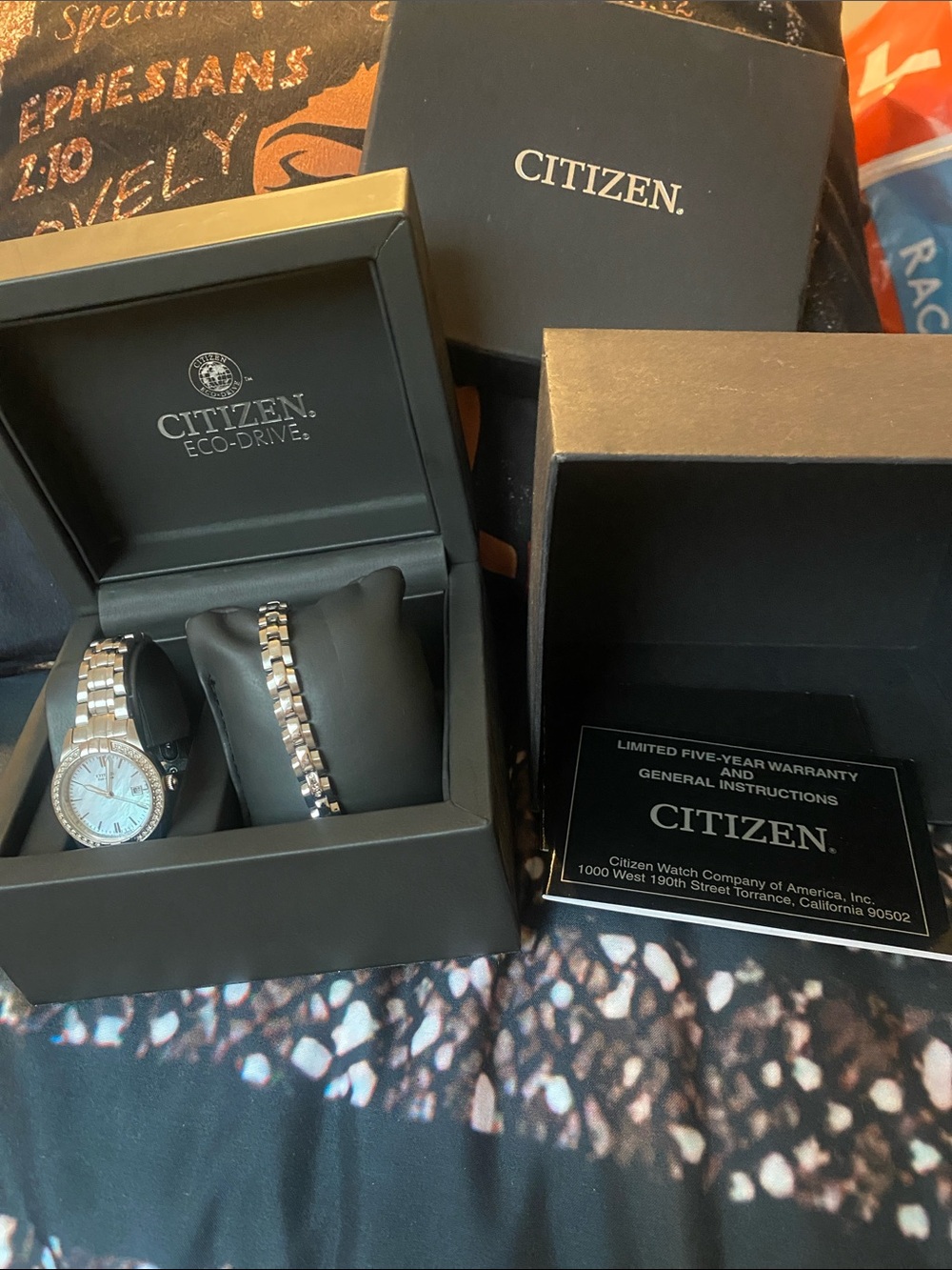 Citizen Silver-Tone Men’s Eco-Drive Watch with Matching Bracelet